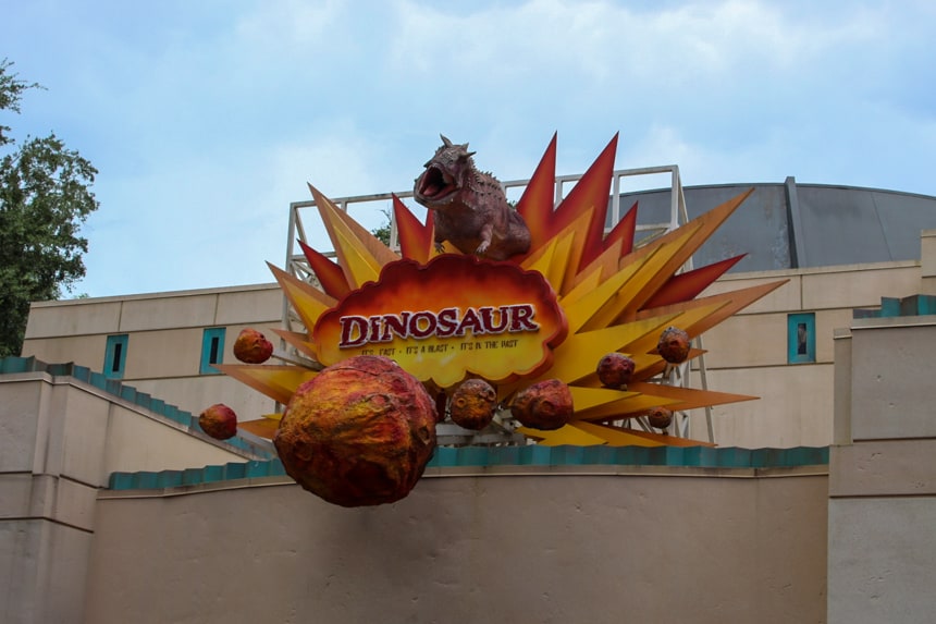 the dinosaur ride at disney world