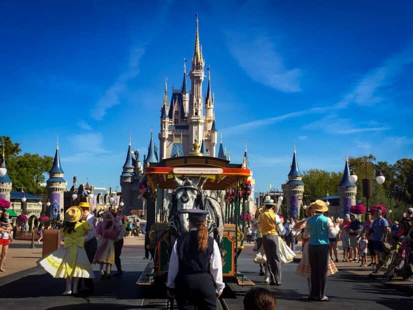 disney world main street background