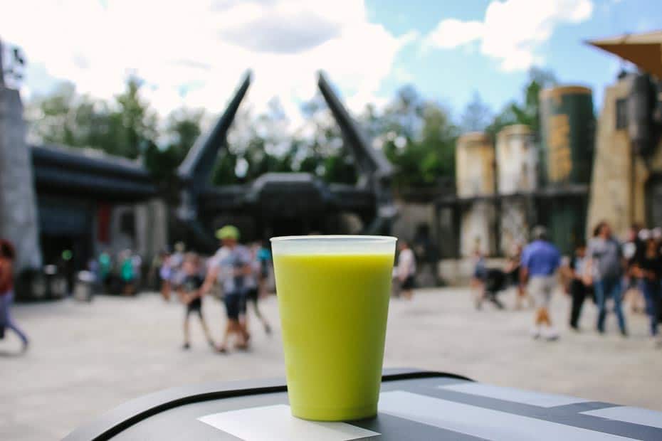 Green Milk from the Milk Stand in Galaxy's Edge 
