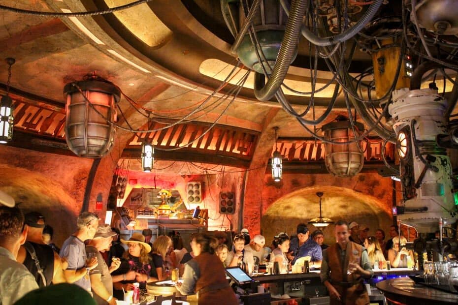 Adults Trying Out Oga's Cantina Star Wars Bar — Cost, Photos, Review