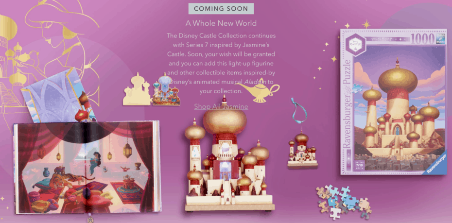 Preview Limited Release Items Of The Disney Castle Collection Resorts Gal