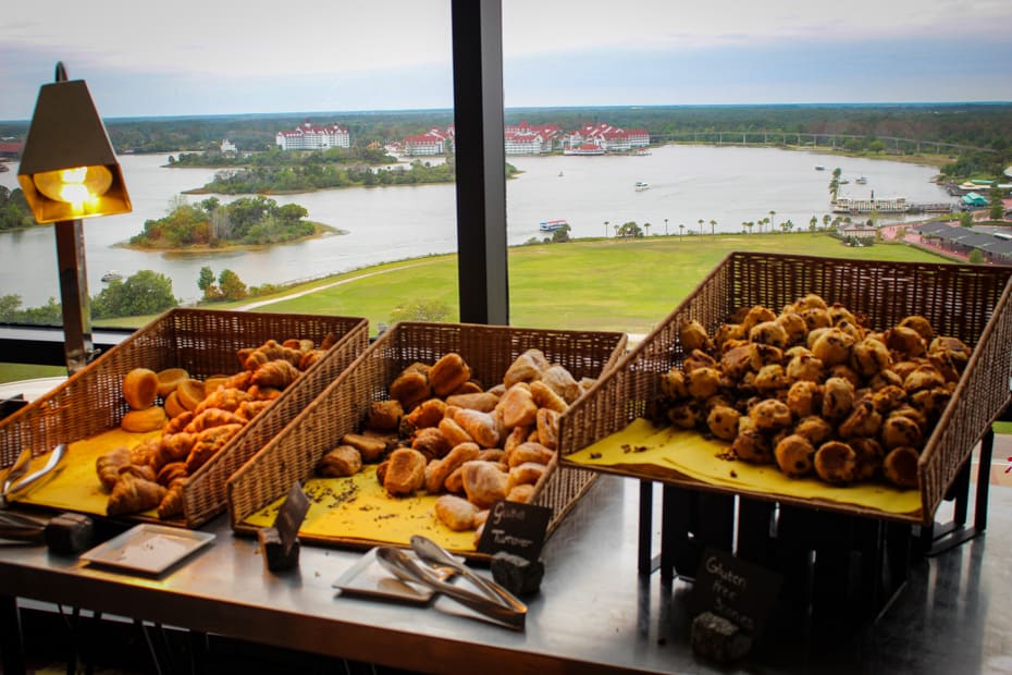 bread with a view of Grand Floridian 