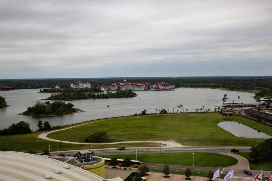a view of Grand Floridian from California Grill 