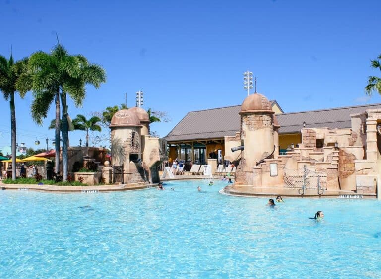 The Caribbean Beach Resort Pools at Disney World