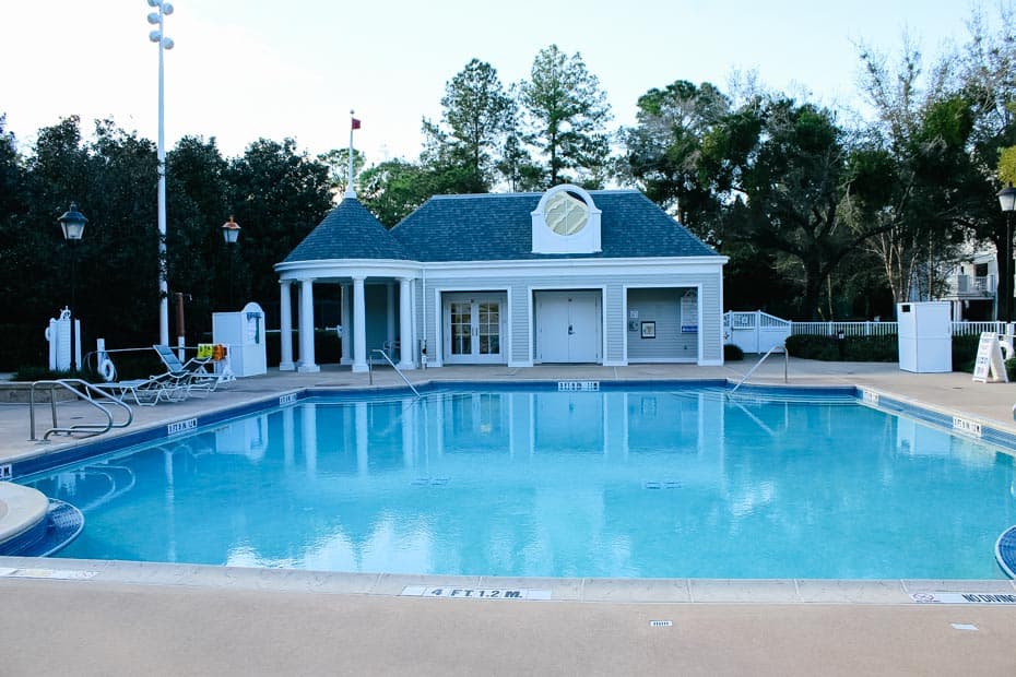 disney yacht club quiet pool