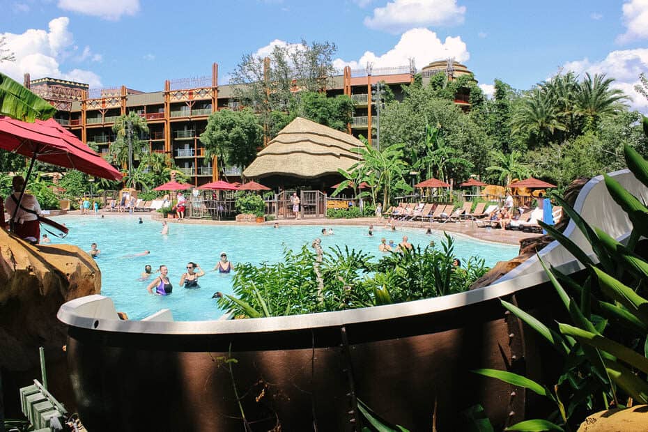 animal kingdom lodge water slide