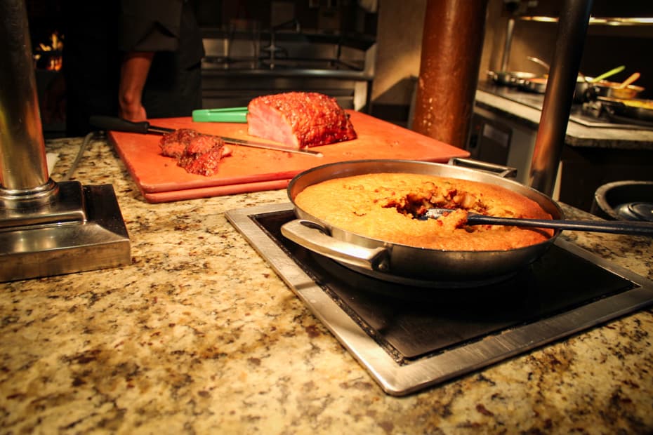 carving station at Boma 