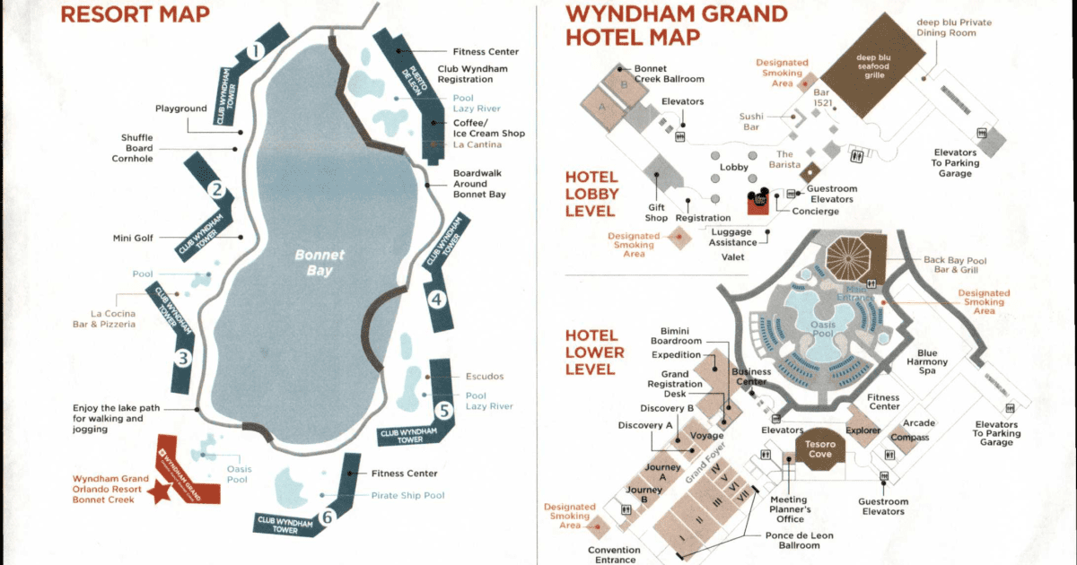 Wyndham Grand Orlando Bonnet Creek Map – Resorts Gal