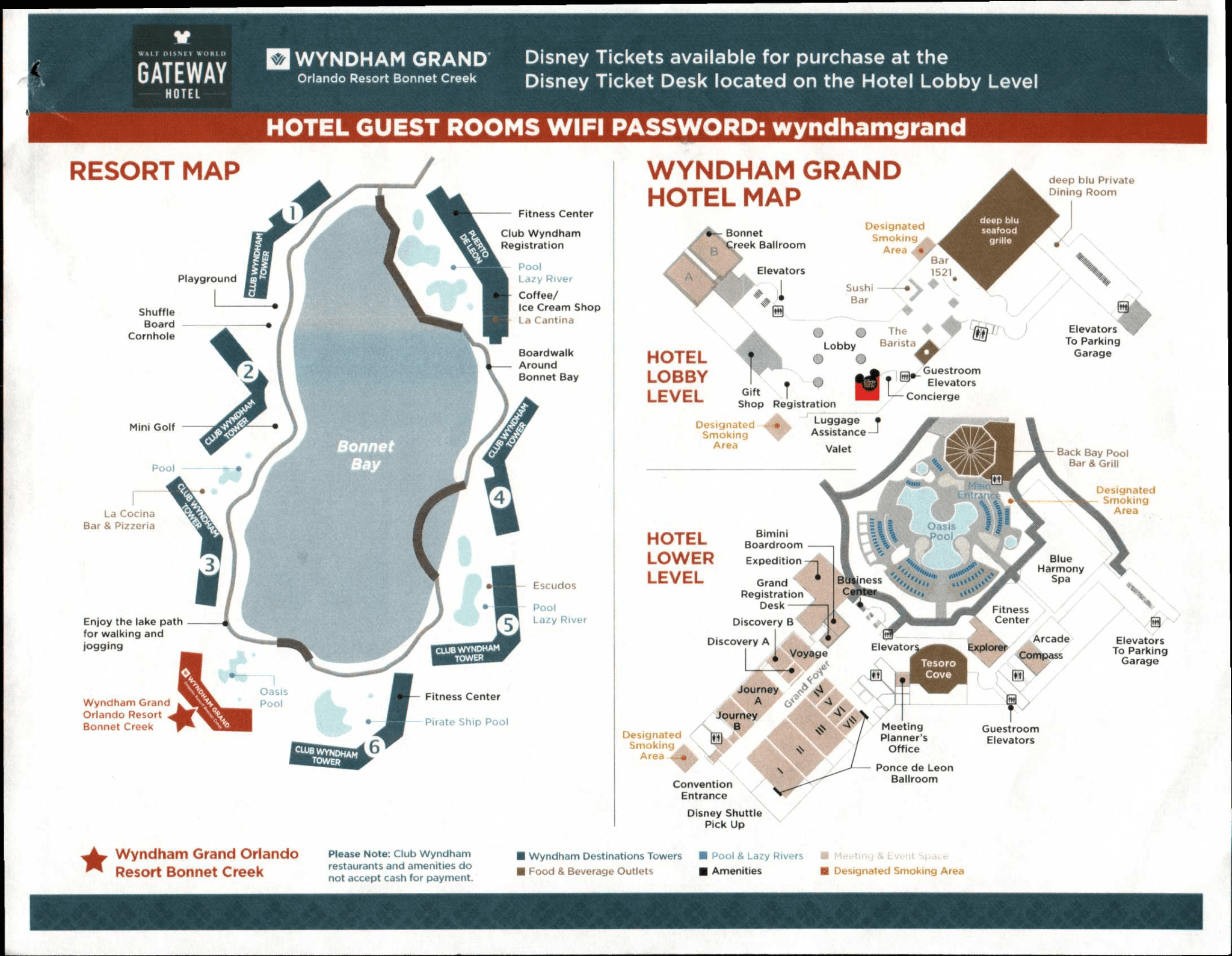 Wyndham Grand Orlando Bonnet Creek Map