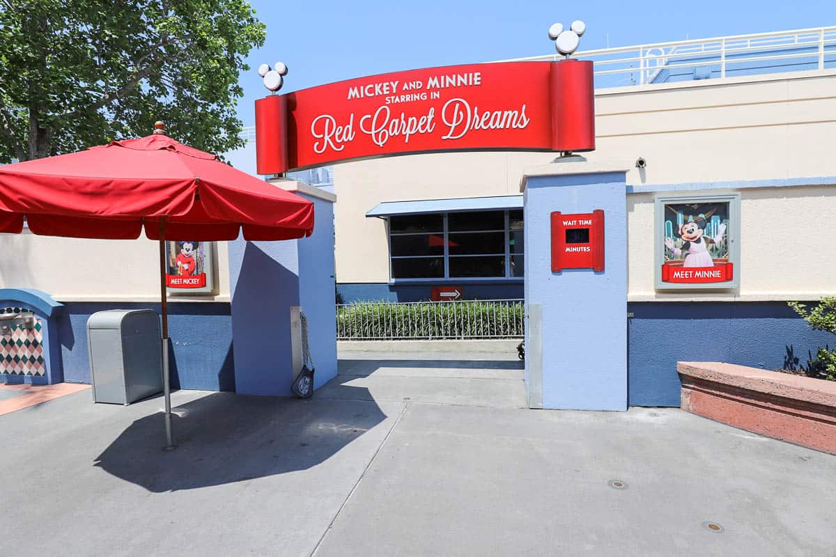 the entrance of Red Carpet Dreams at Disney's Hollywood Studios 