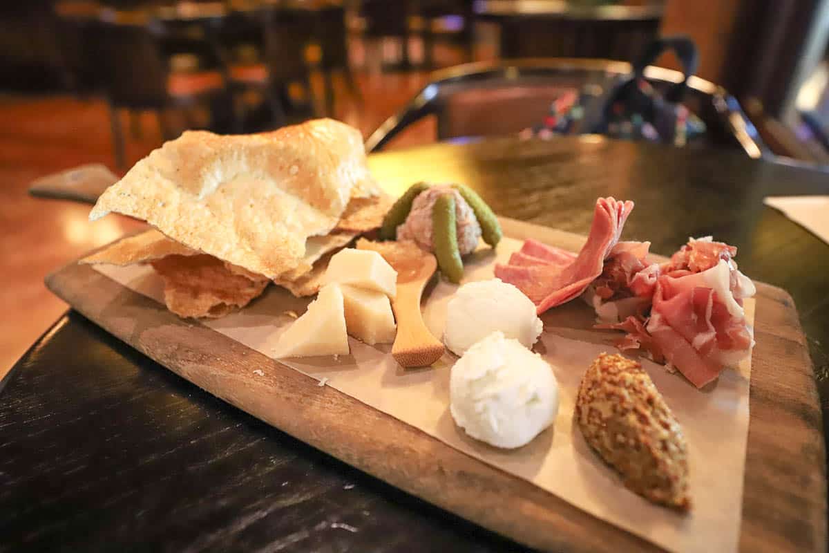 charcuterie board from Territory Lounge 