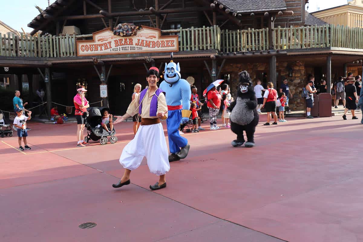 Genie at Magic Kingdom in parade 