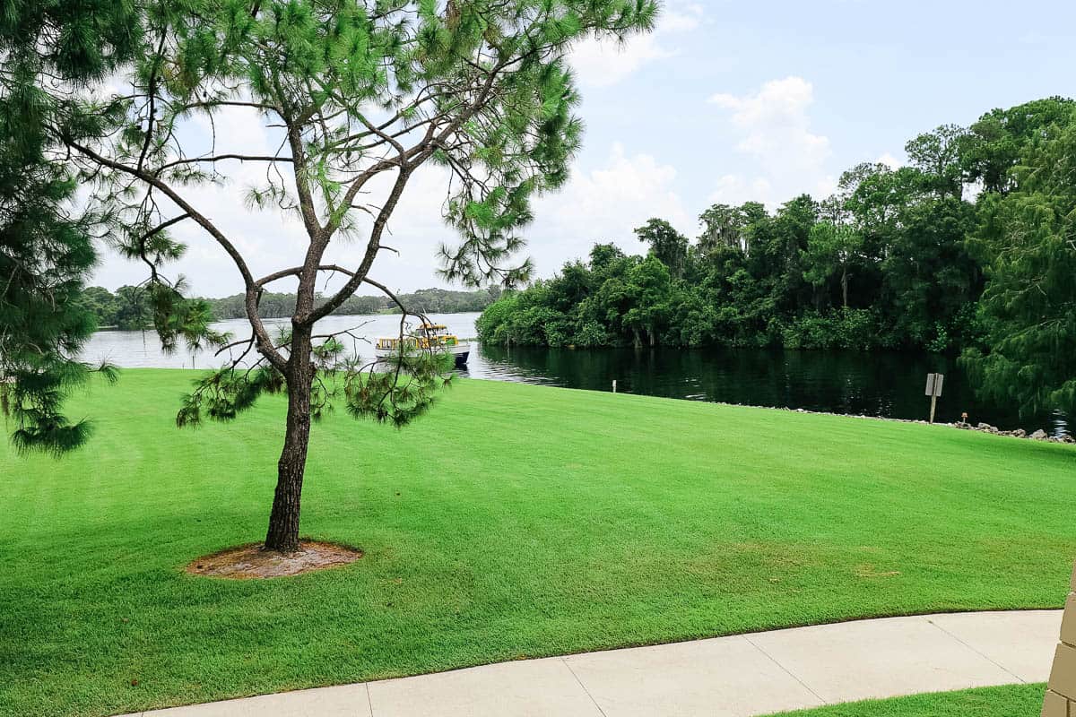 a view of Bay Lake from the Garden Wing 