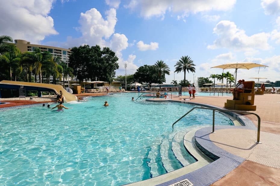 The Pools At Disney S Contemporary Resort