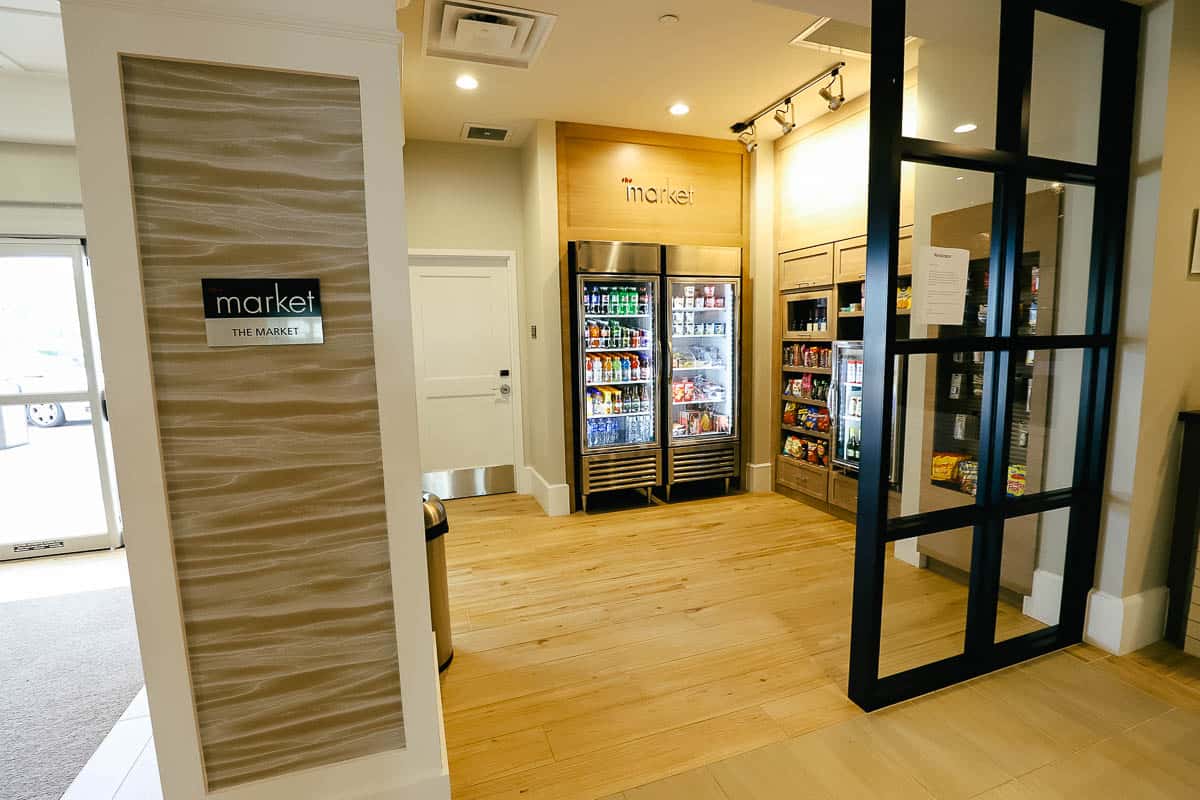 a convenience gift shop called The Market at the Marriott Residence Inn at Flamingo Crossings 