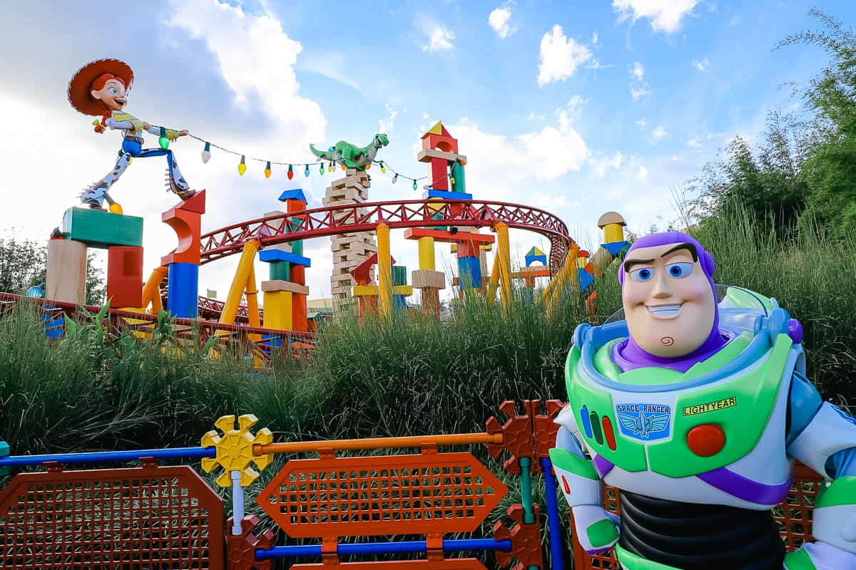 Buzz Lightyear meet-and-greet in Toy Story Land 