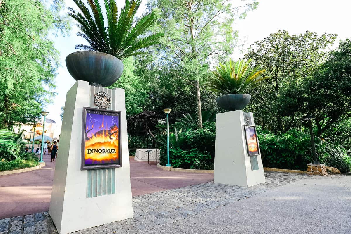 entrance to DINOSAUR at Disney's Animal Kingdom 