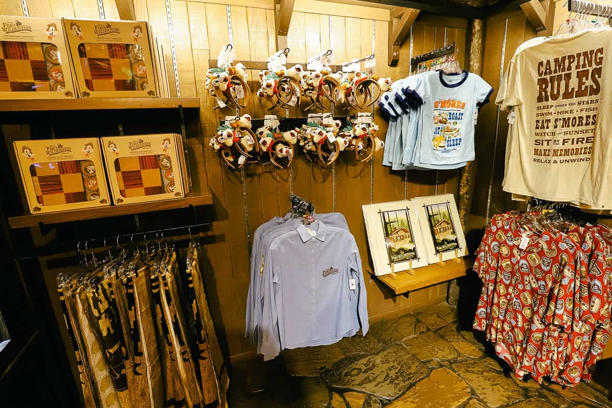 Inside the Meadow Trading Post at Disney's Fort Wilderness