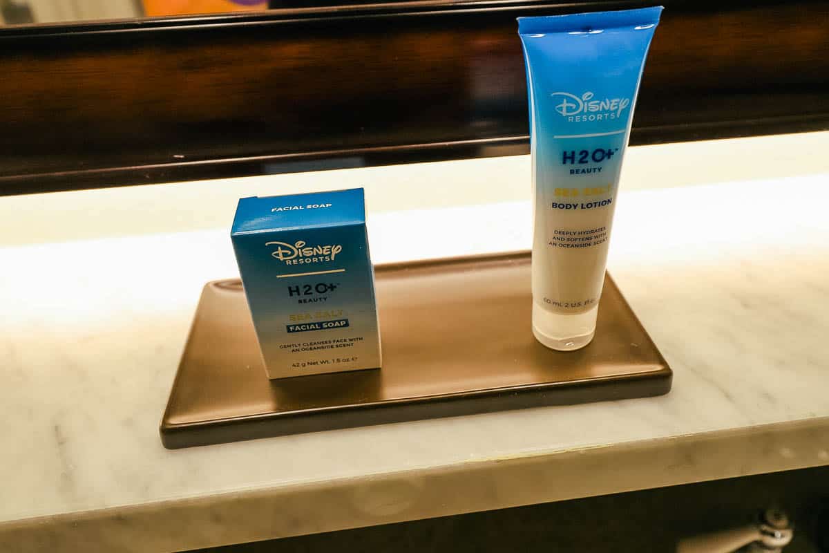 Disney tolietries like lotion and soap 