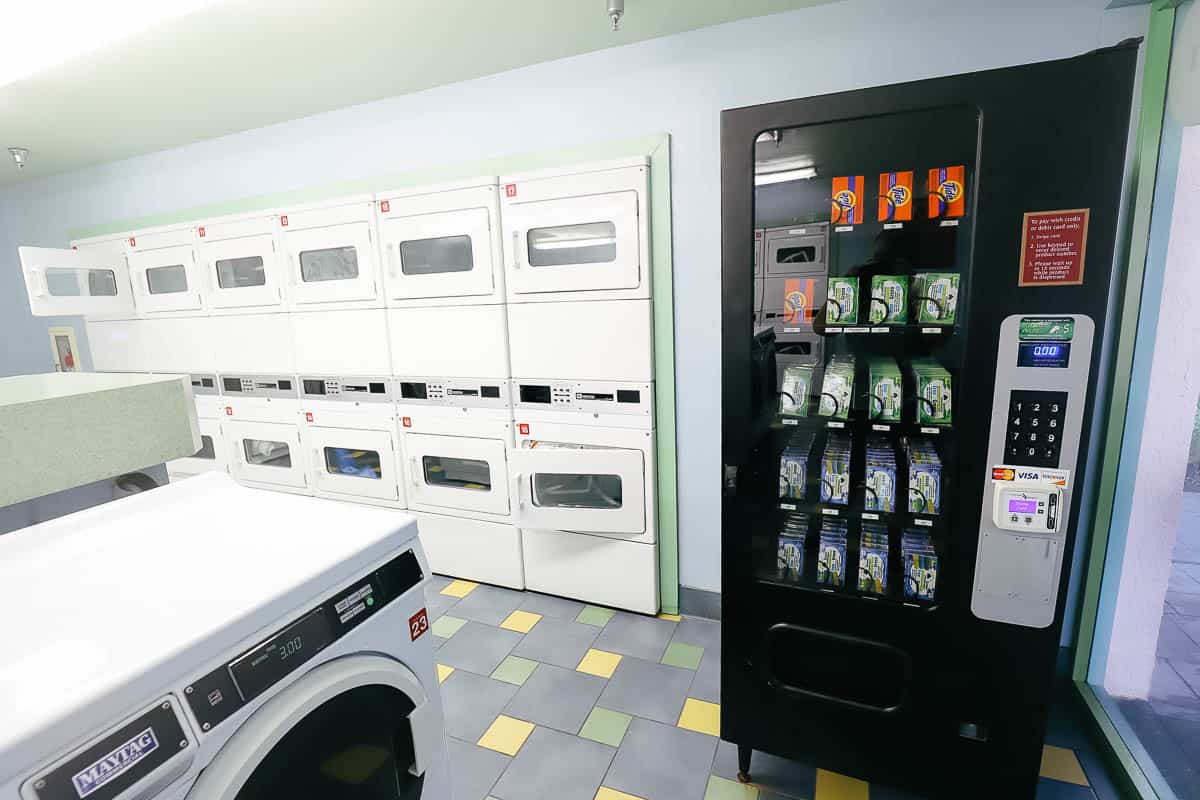 vending machine that sells detergent at Port Orleans French Quarter 
