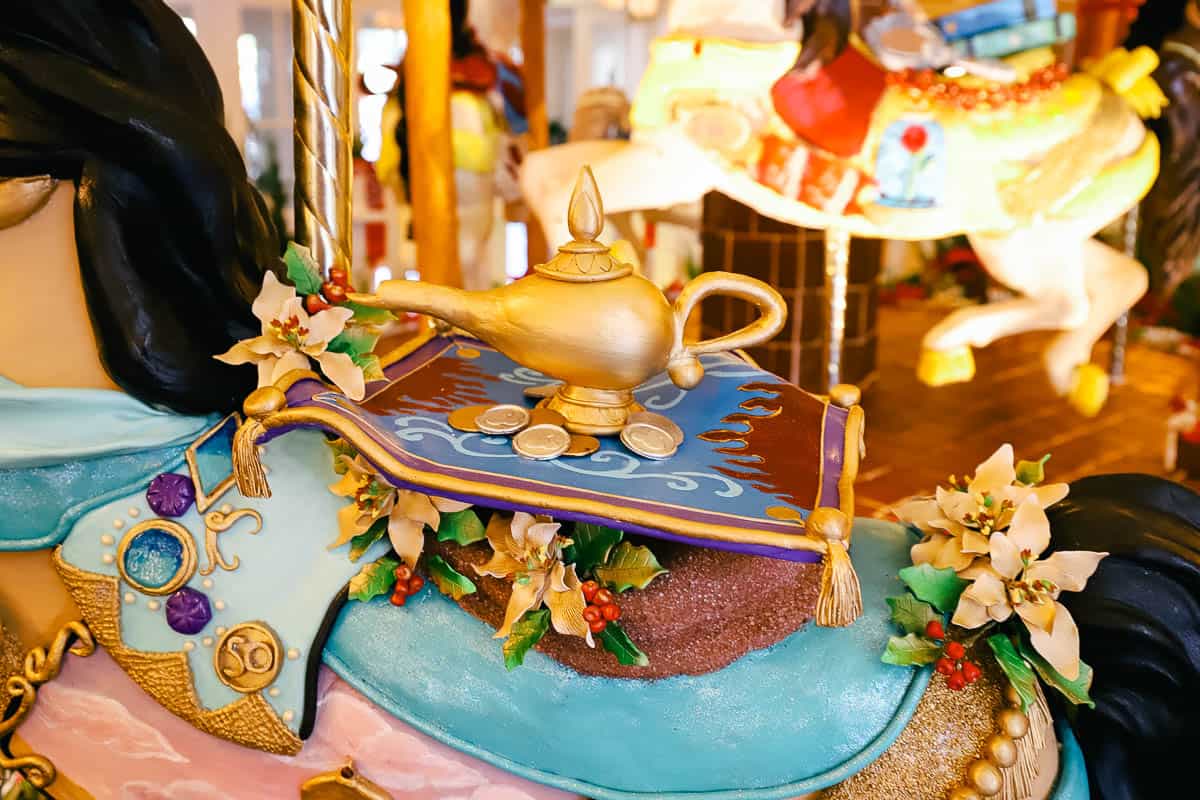 Genie's lamp made of chocolate