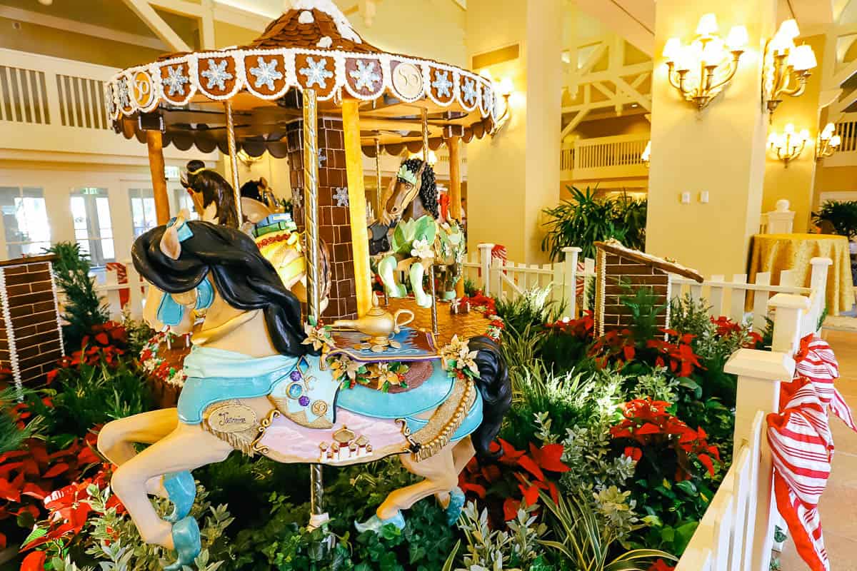 Jasmine gingerbread carousel horse in 2022 