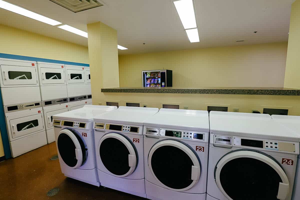 washers and dryers at Disney's Coronado Springs 