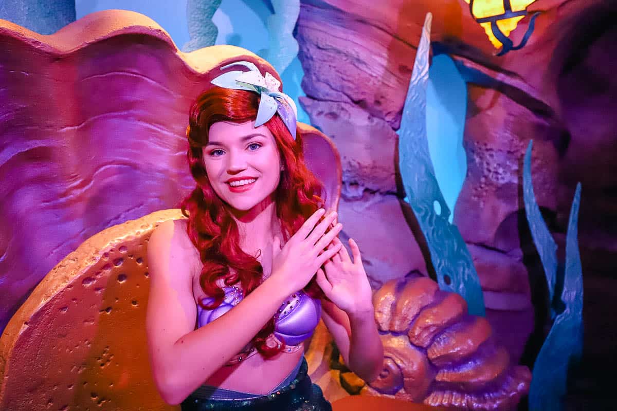 Meet Ariel at Her Grotto at Magic Kingdom
