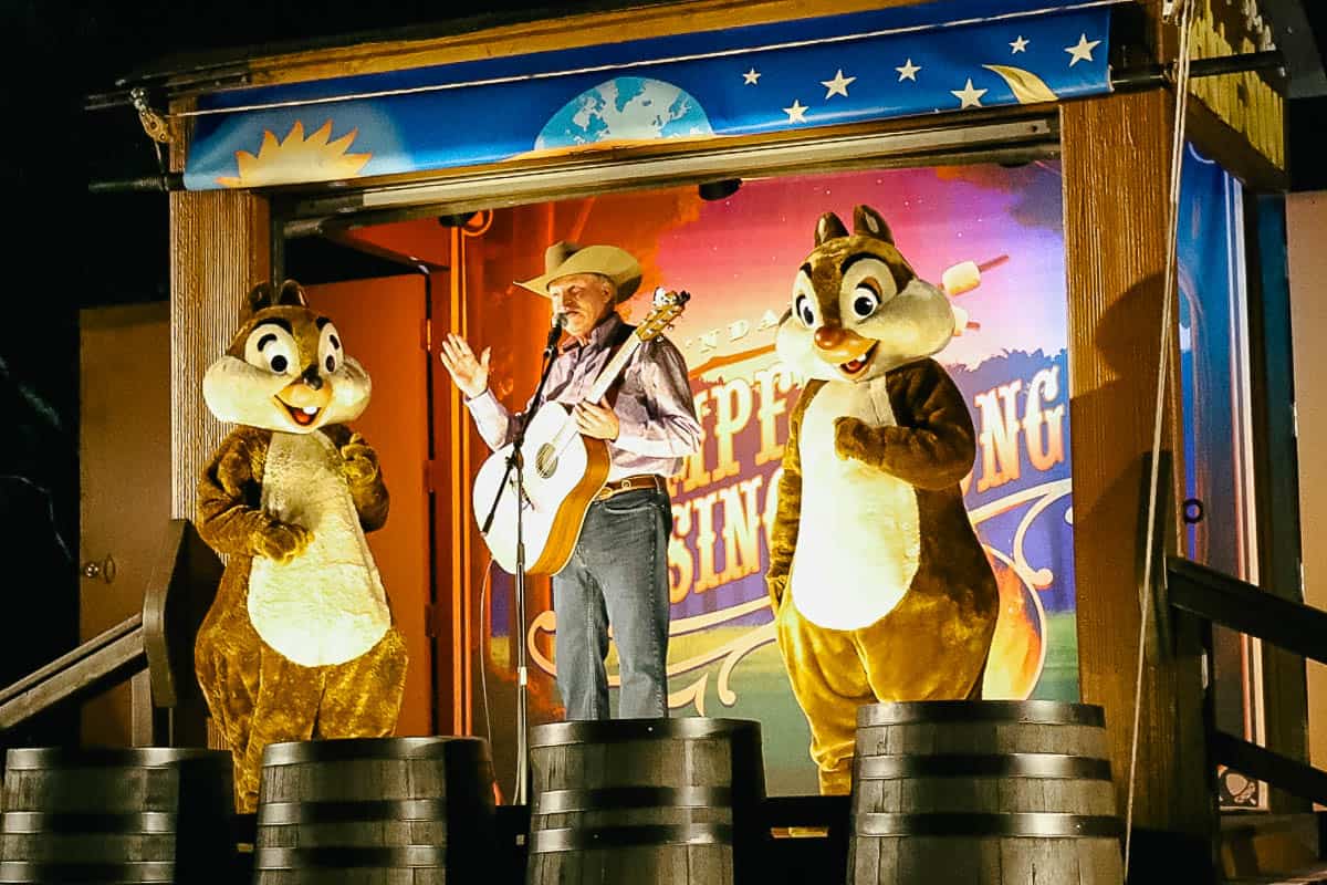 Chip ‘n’ Dale’s Campfire Sing-A-Long at Disney’s Fort Wilderness (Photos and Video)