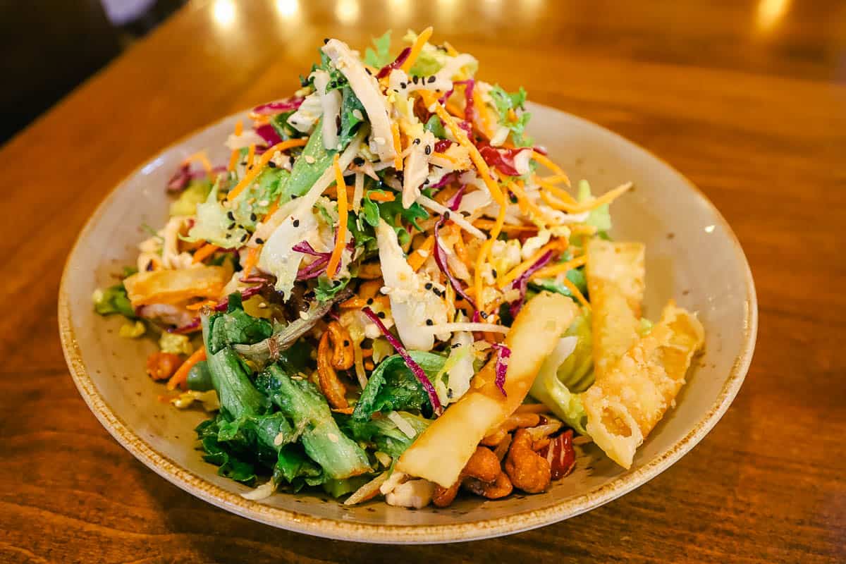 Wolfgang Puck's popular Chinois salad at Disney Springs 