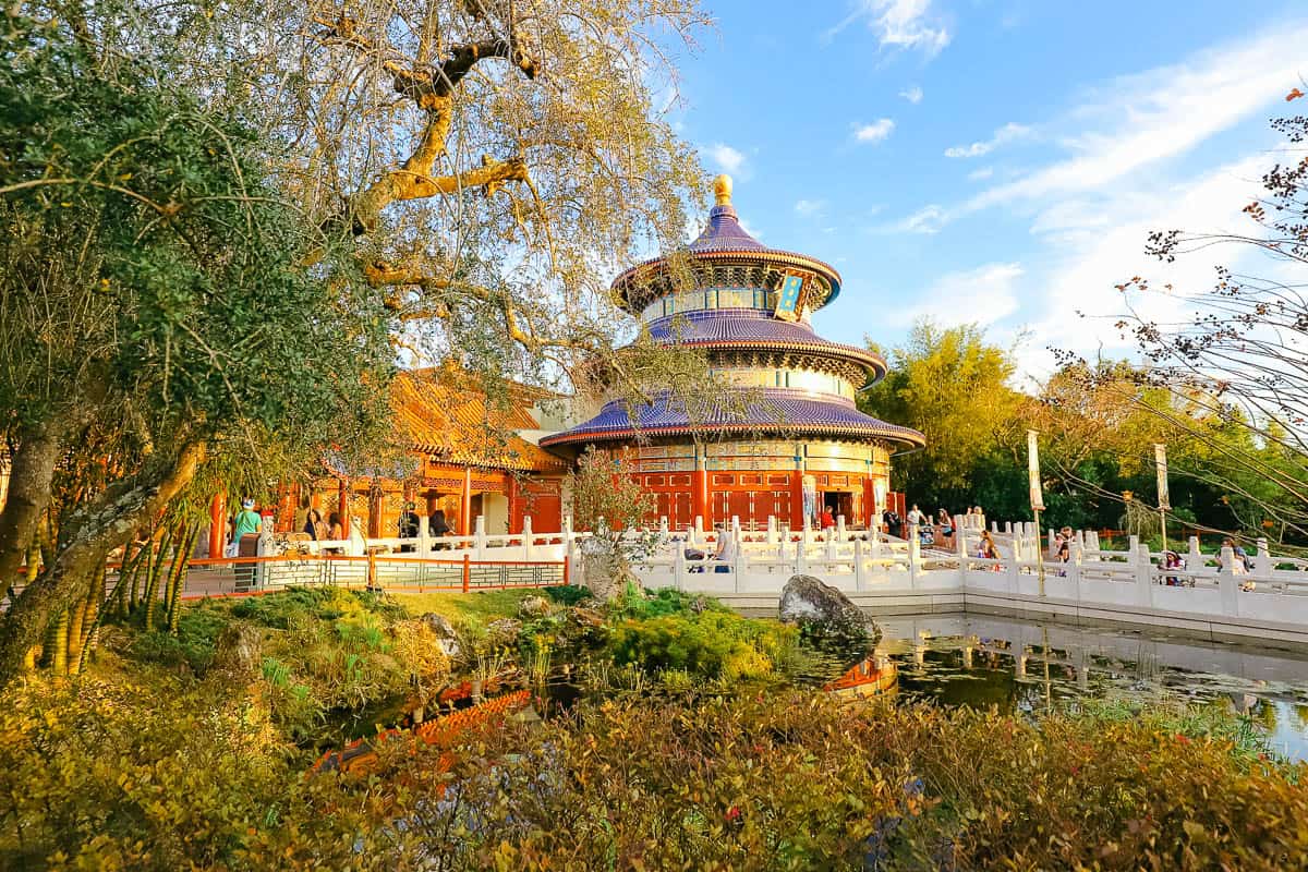 The Temple of Heave in the China Pavilion at Epcot 