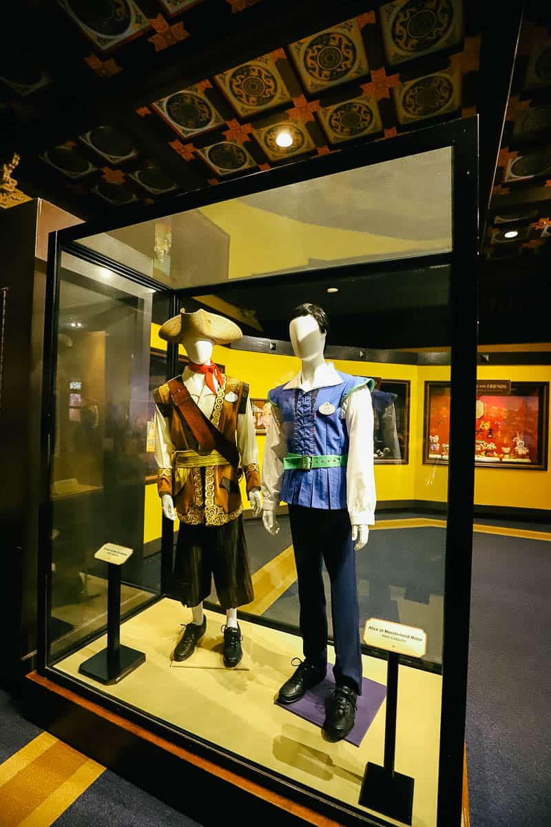 Pirates of the Caribbean Cast Member Costumes for Shanghai Disneyland on display at Epcot's China Pavilion 