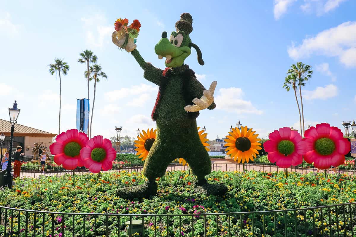 Goofy in the World Showcase 