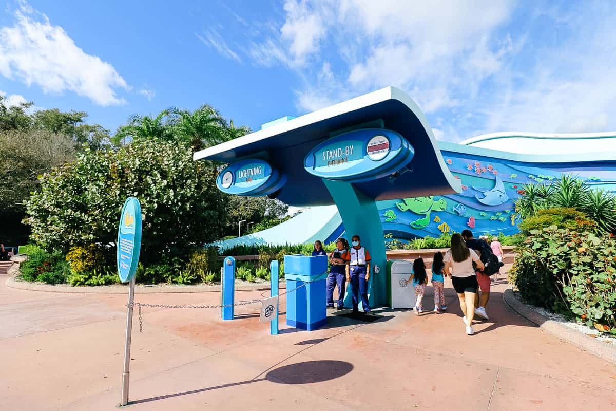 entrance to the Seas Pavilion ride 