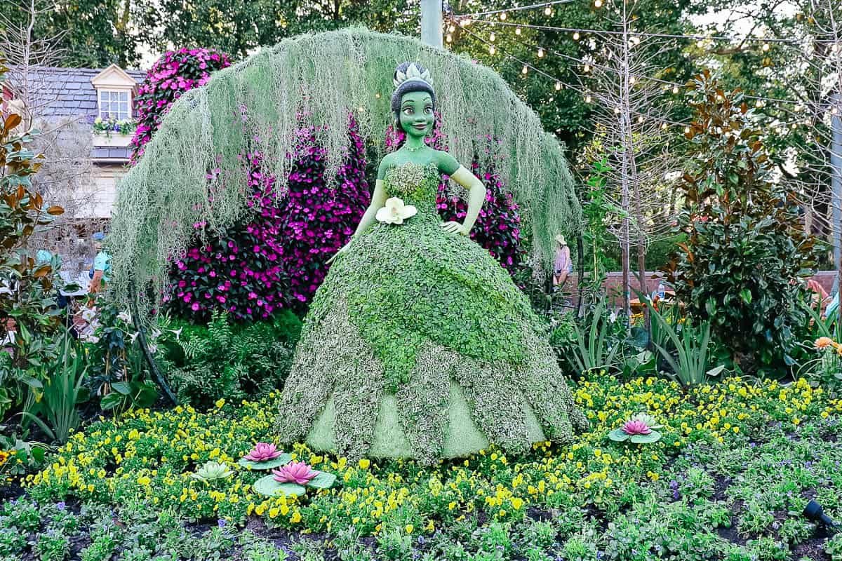 Tiana Topiary from The Princess and the Frog 