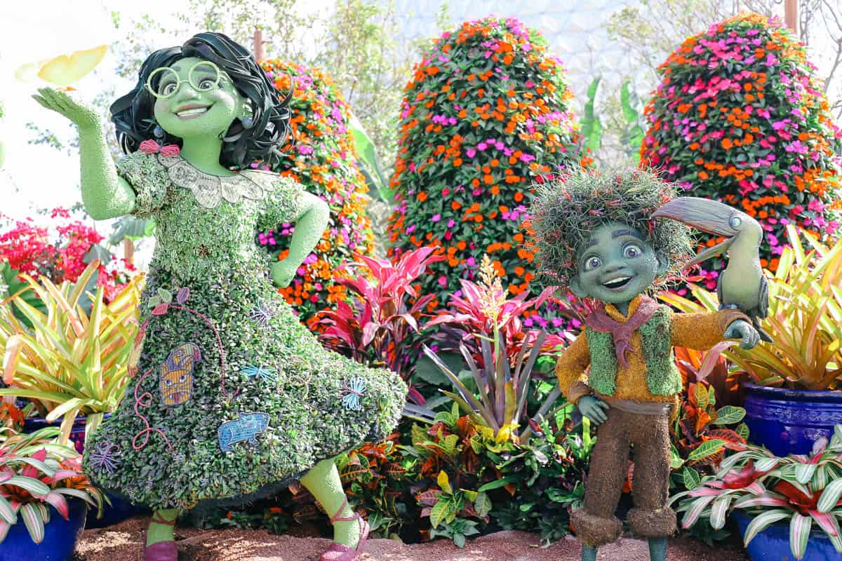 Epcot Flower and Garden Topiary List
