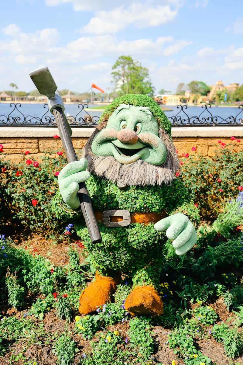 Happy Character Topiary 