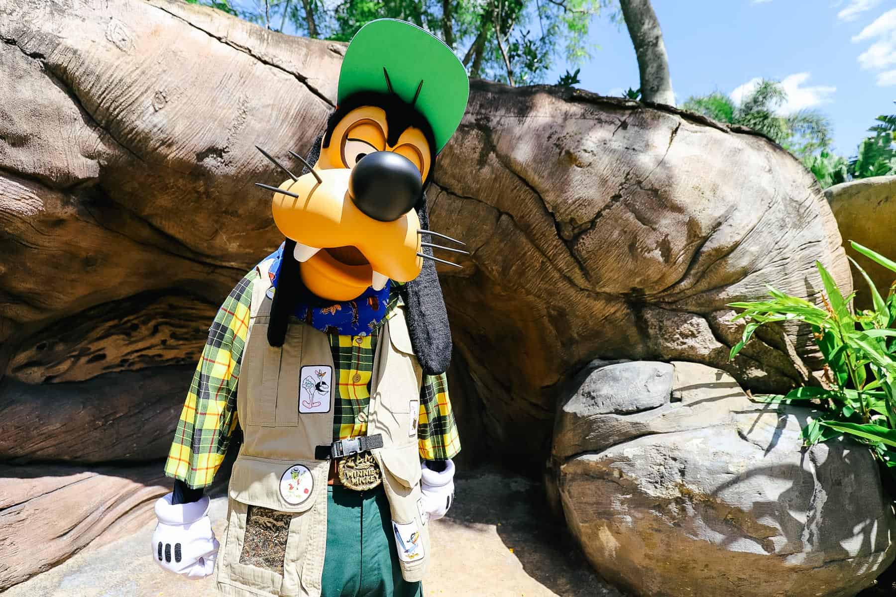 Goofy Visits Disney’s Animal Kingdom (Former Camp Minnie-Mickey Attire)