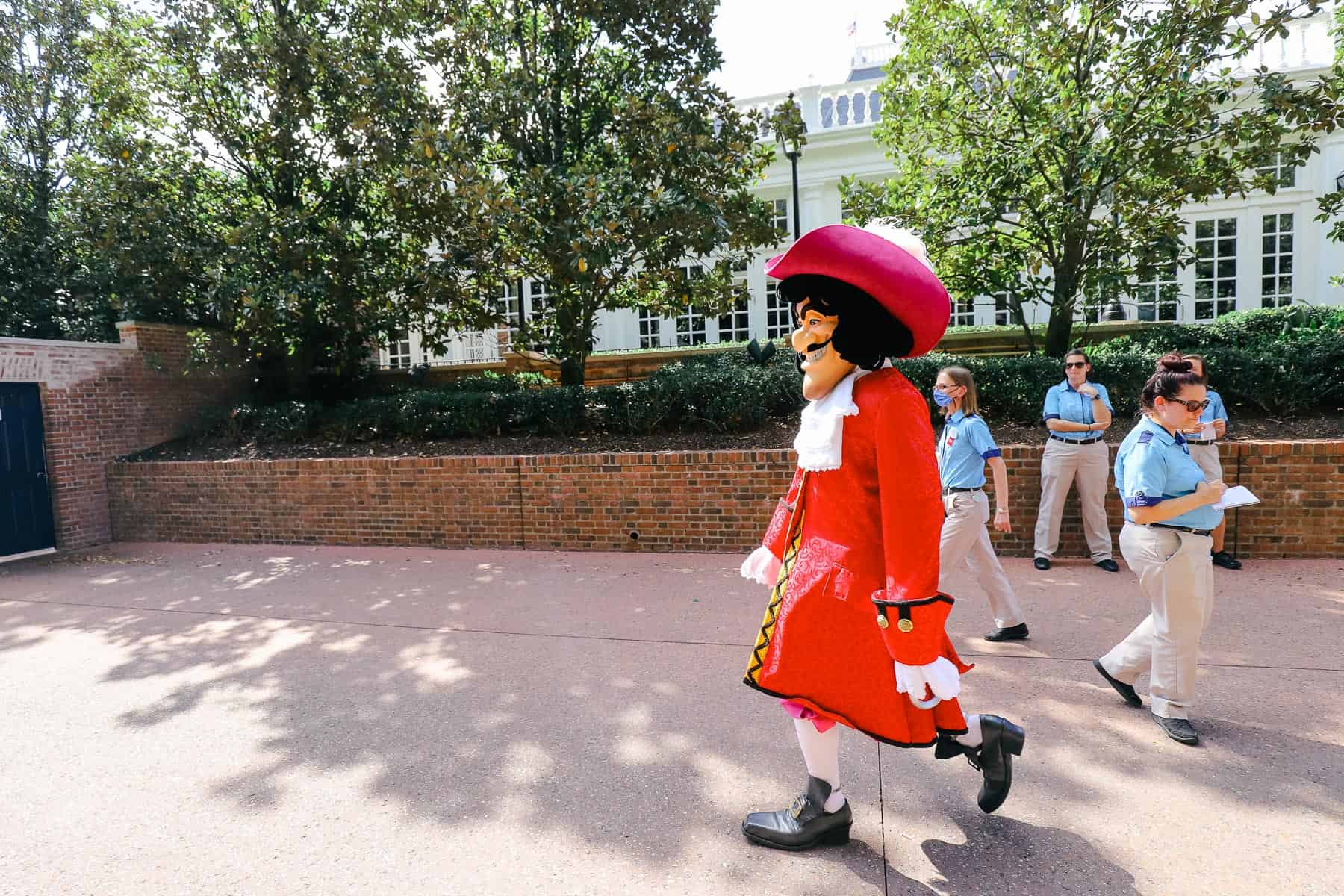 Captain Hook makes a surprise appearance at Epcot 