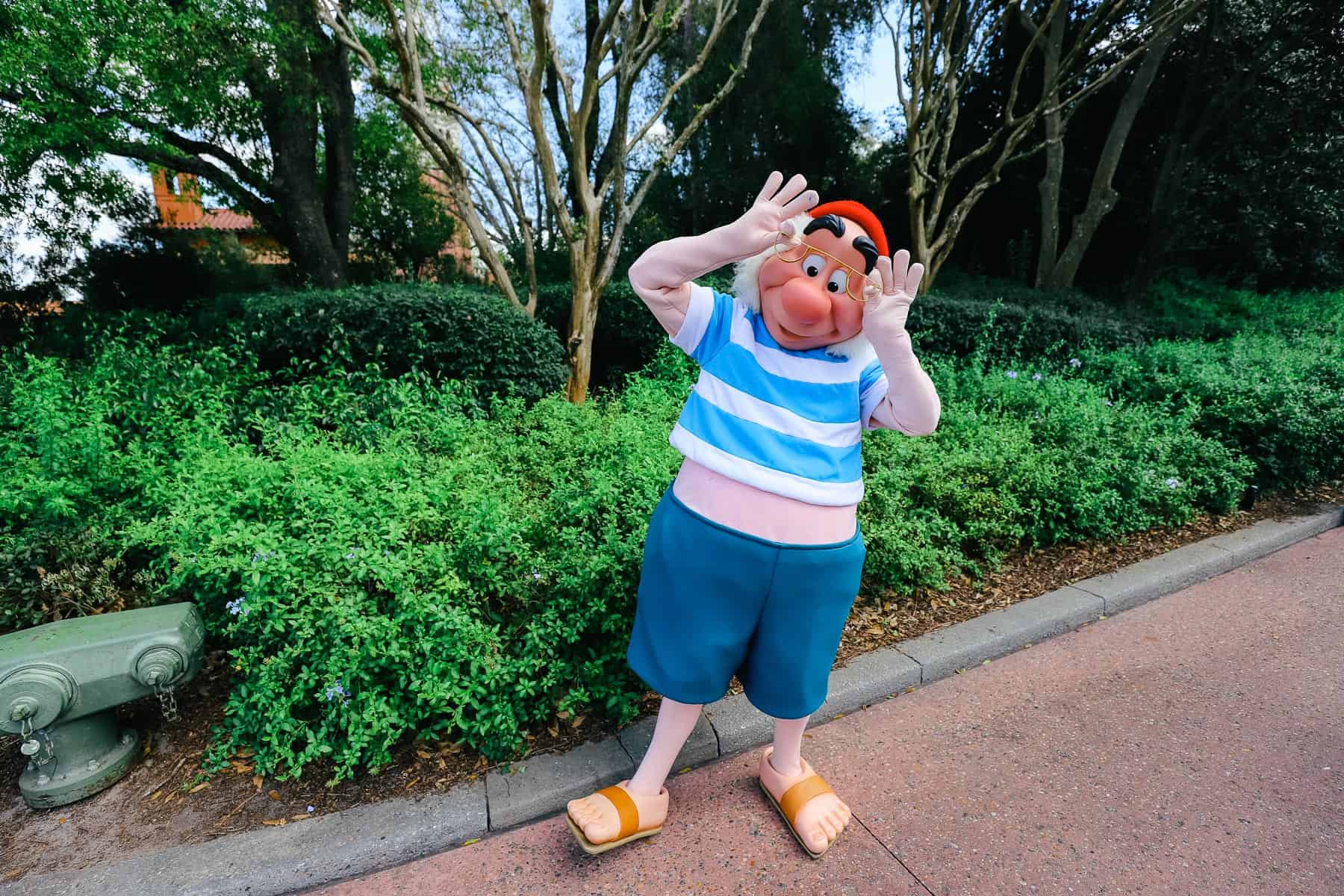 Mr. Smee at Epcot Character Training