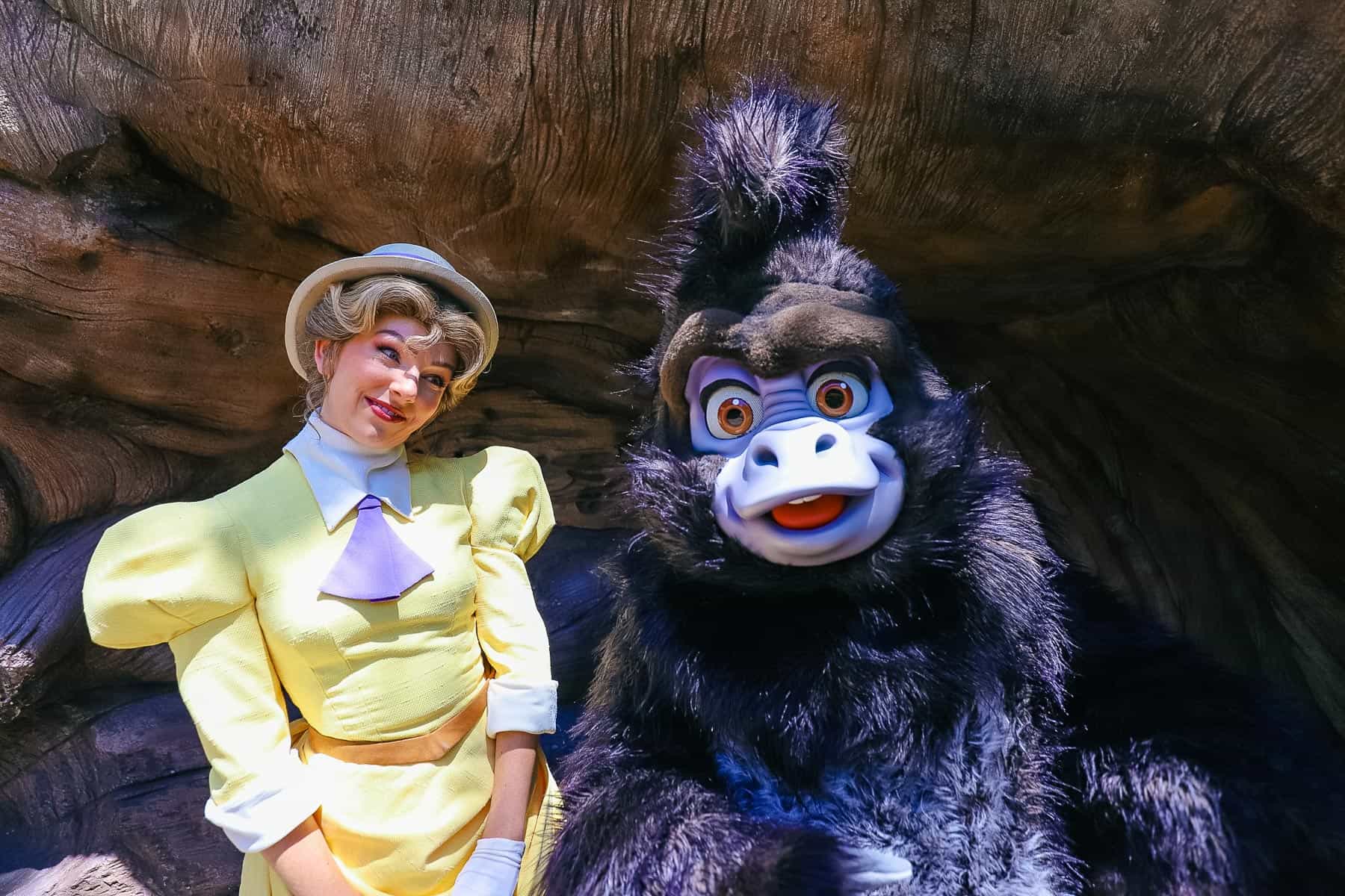 Jane and Terk from ‘Tarzan’ Visit Disney’s Animal Kingdom for Earth Week