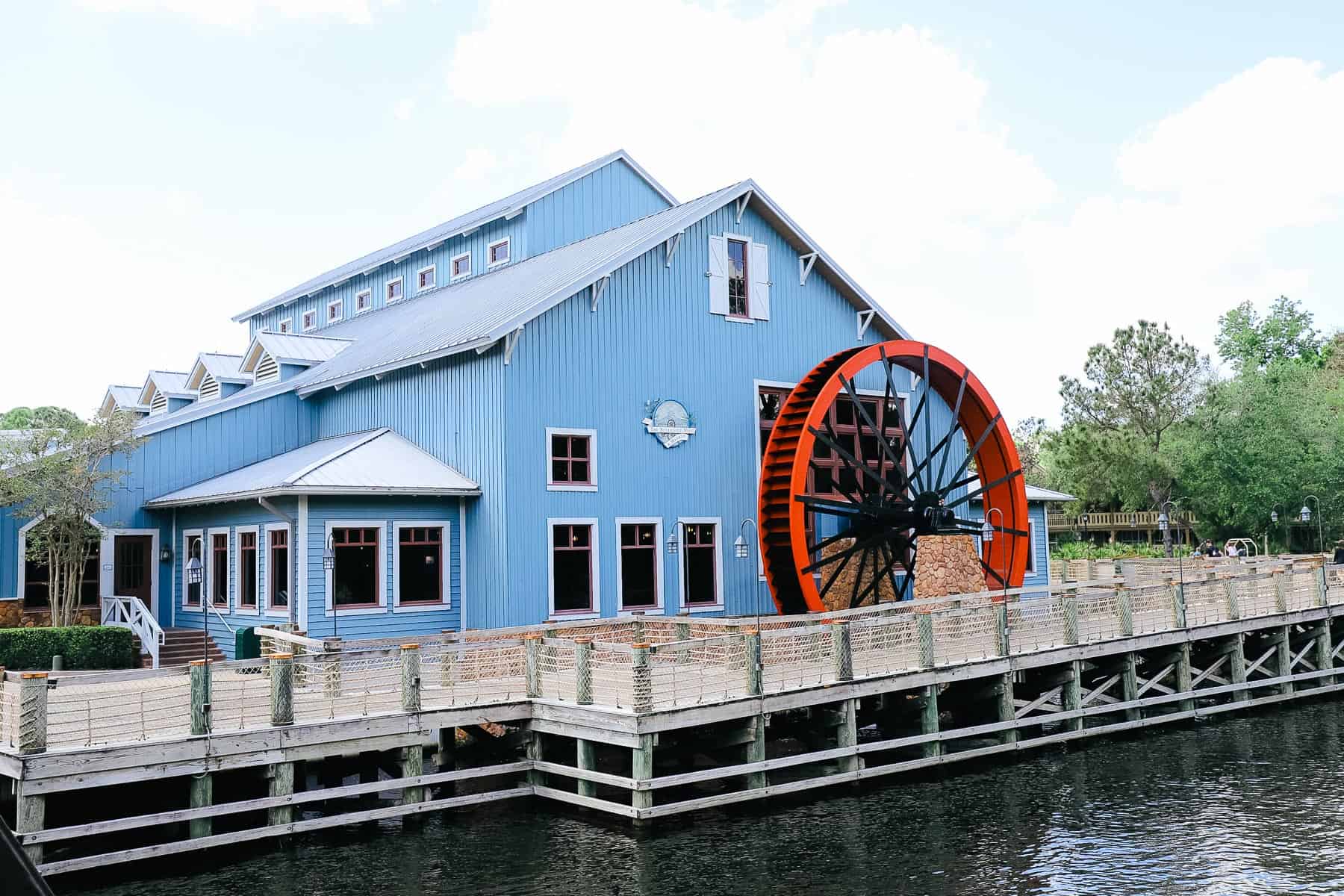 Disney's Port Orleans Riverside Mill Water Wheel 