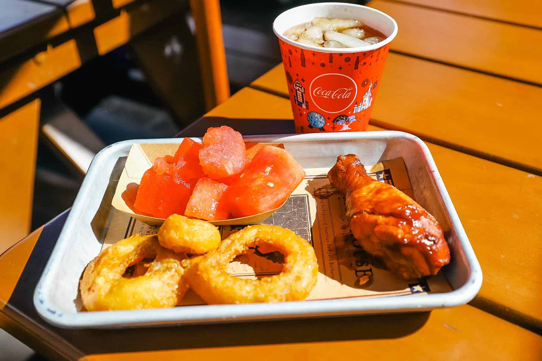 a kids' meal from Regal Eagle Smokehouse 