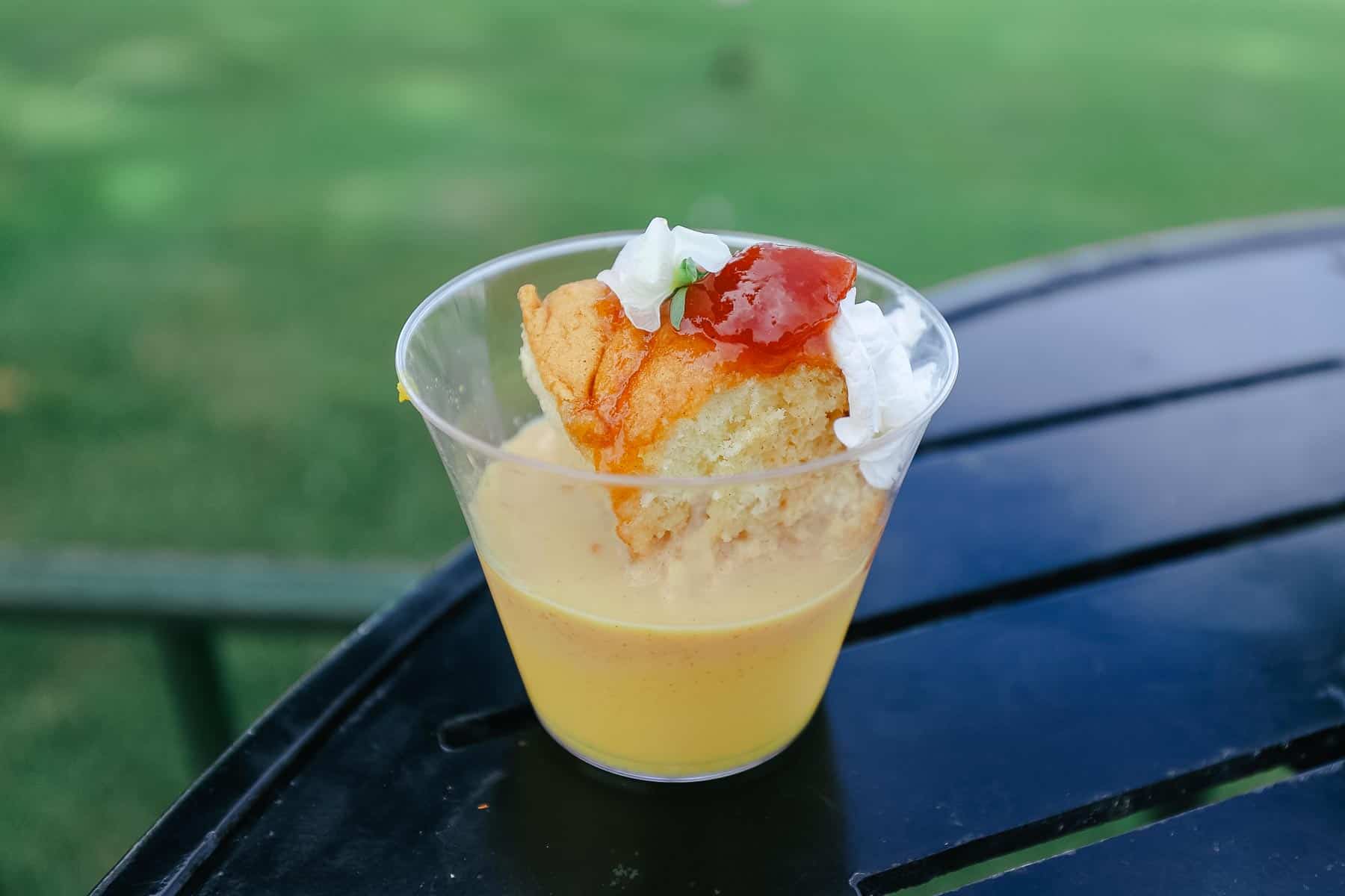 plan based dessert at Epcot's Mexico Pavilion 