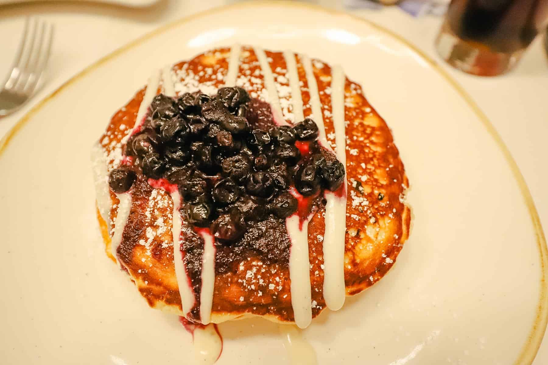 an order of pancakes from Steakhouse 71 at the Contemporary 
