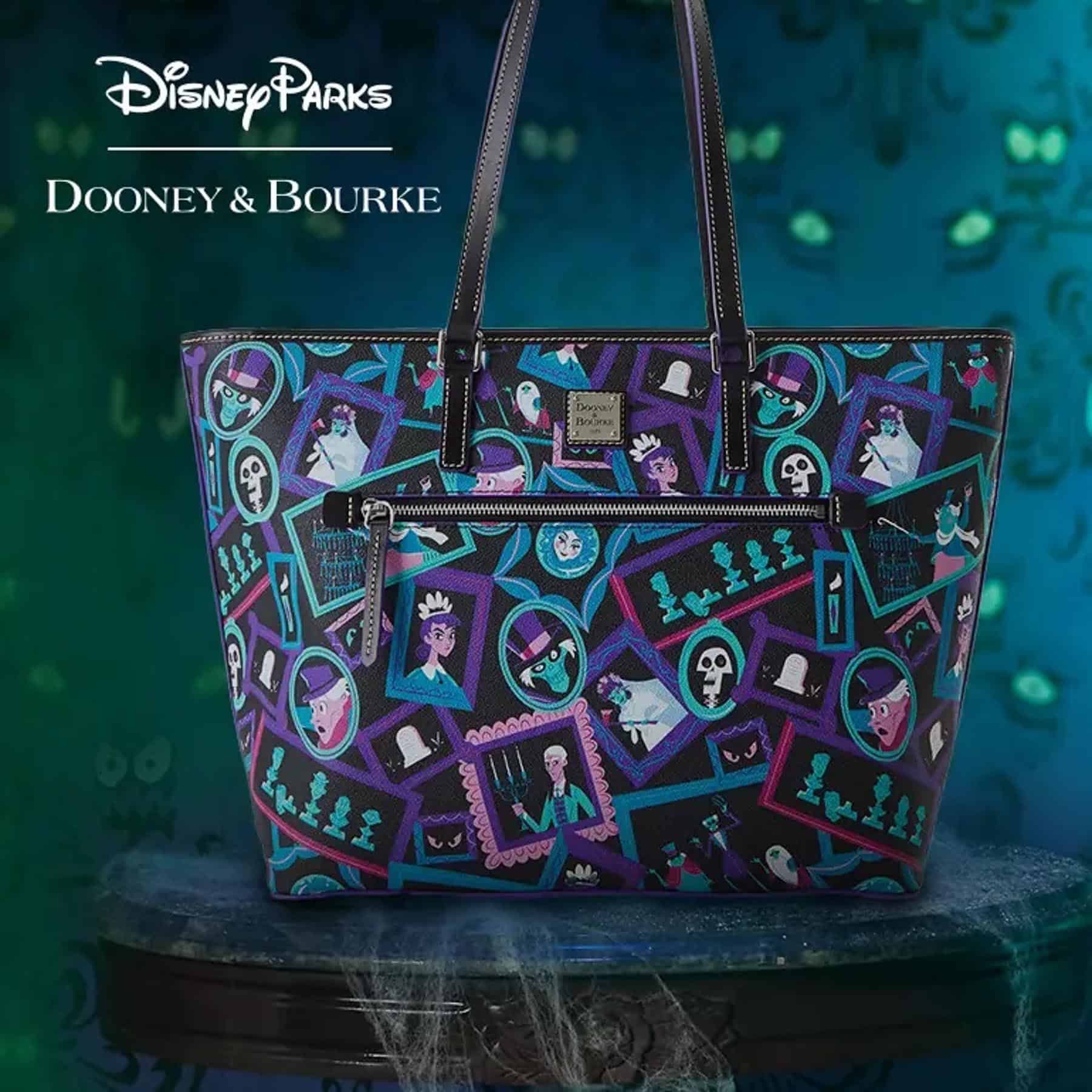 DOONEY & BOURKE Disney Princess Black Leather Zip Zip Satchel Bag