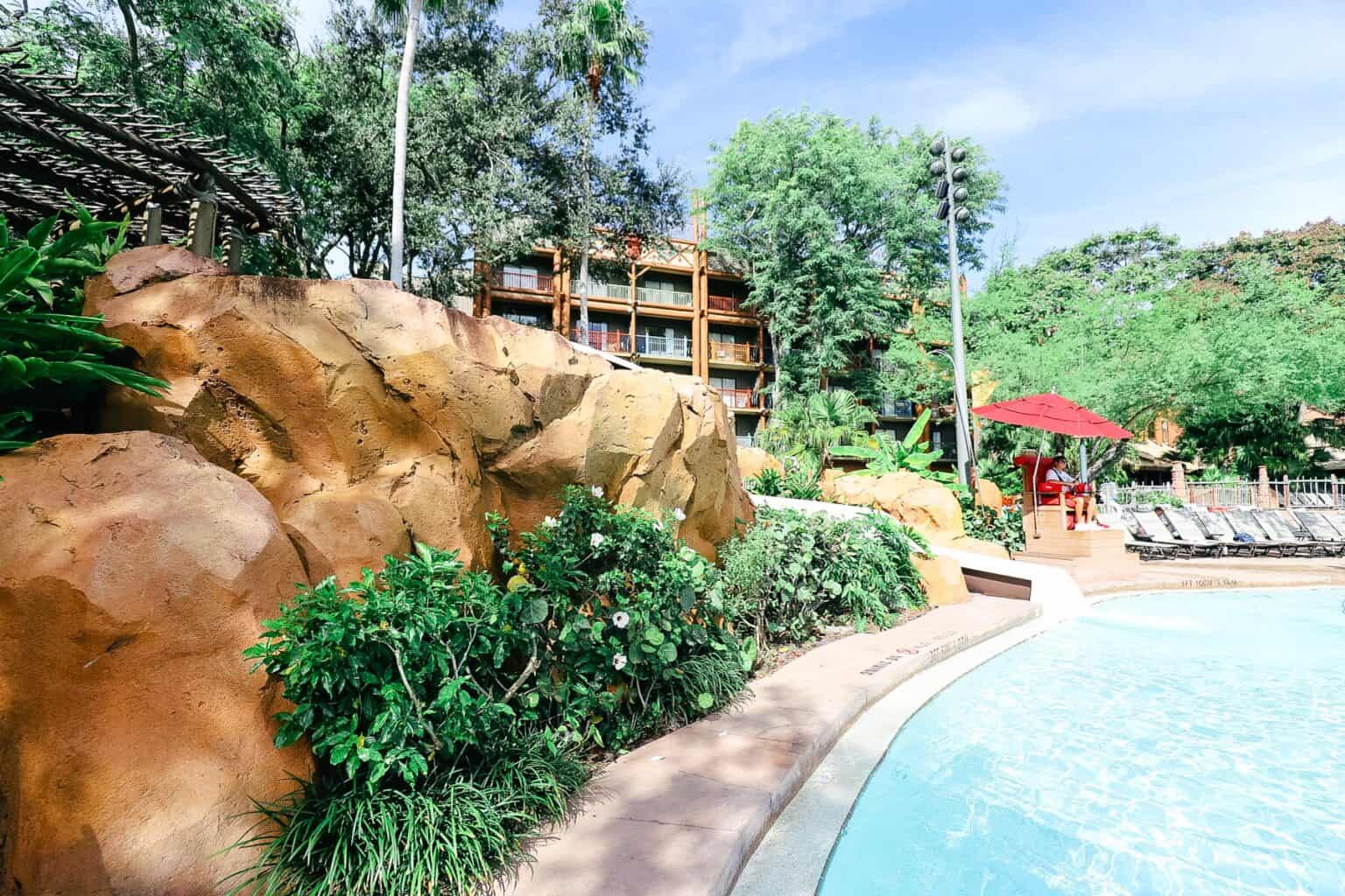 The Pools at Disney's Animal Kingdom Lodge (with the Uzima Springs Pool ...