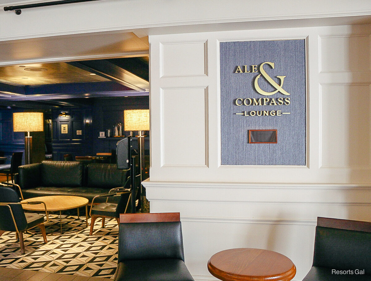 Ale and Compass Lounge at Disney's Yacht Club