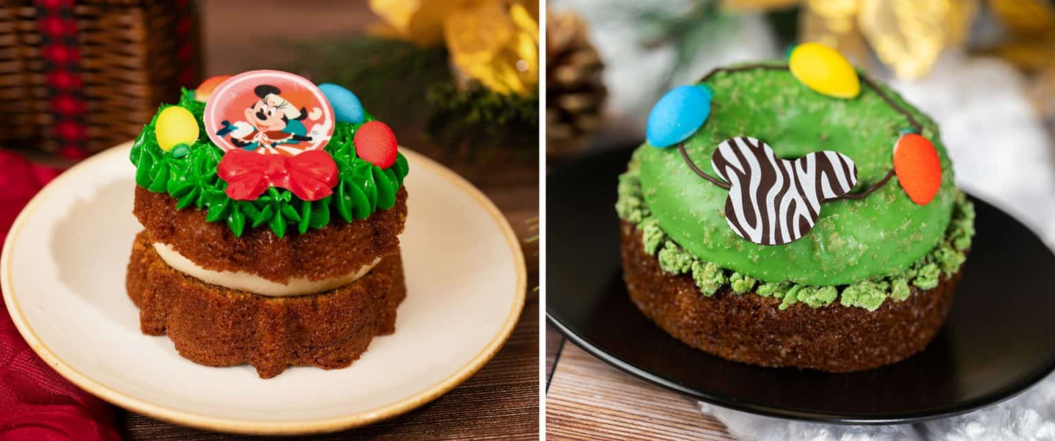 Minnie Gingerbread Bundt (Left) and Festive Tart (Right) 