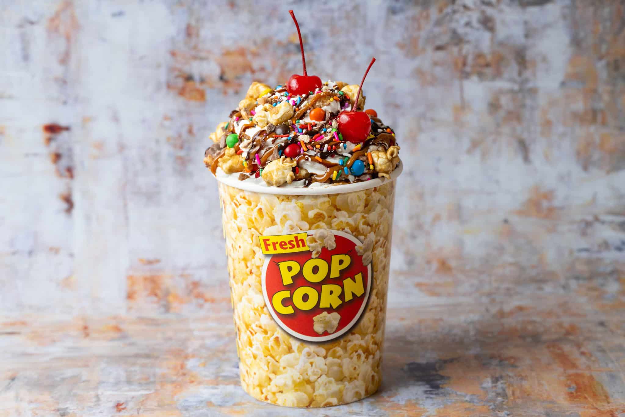 ice cream popcorn bucket sundae at Disney's All-Star Movies 